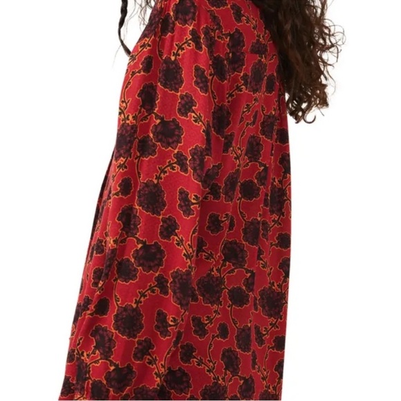 Free People Mia Floral Tie at Neck Tunic - Picture 4 of 7